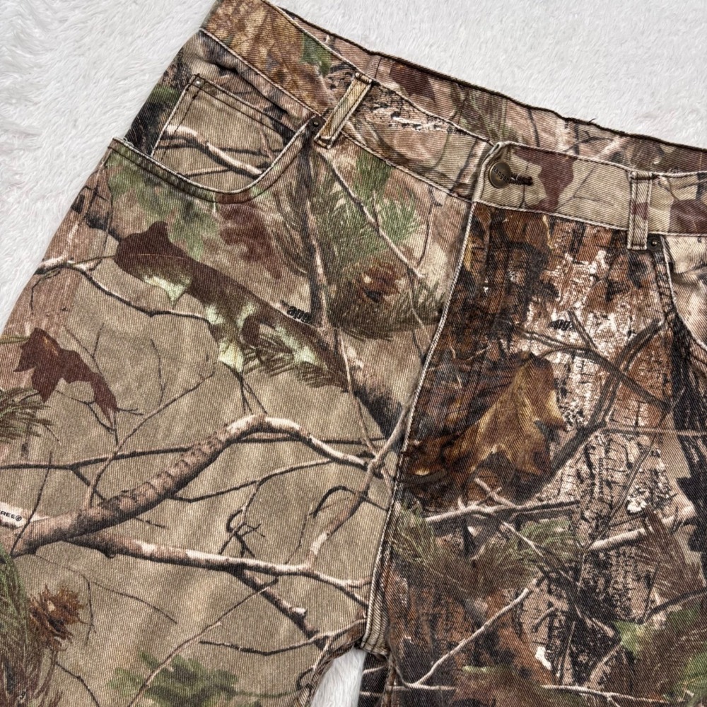 Ranger Realtree Camo Pants Men 40x30 (FIT 36) Brown Green Hunting Outdoor Twill
